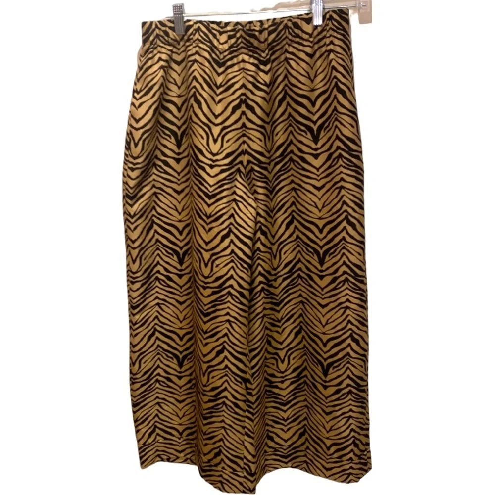Lafayette 148 New York Riverside Silk Crop Pants in Size Medium